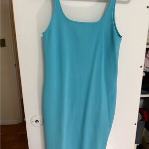 J. Crew Teal Ribbed Knit Top